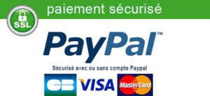 Logo paiement sécurisé PayPal hotessedelair.fr